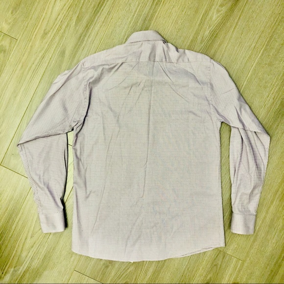 Harry Rosen Dress Shirt Lavender 16R - Picture 4 of 5